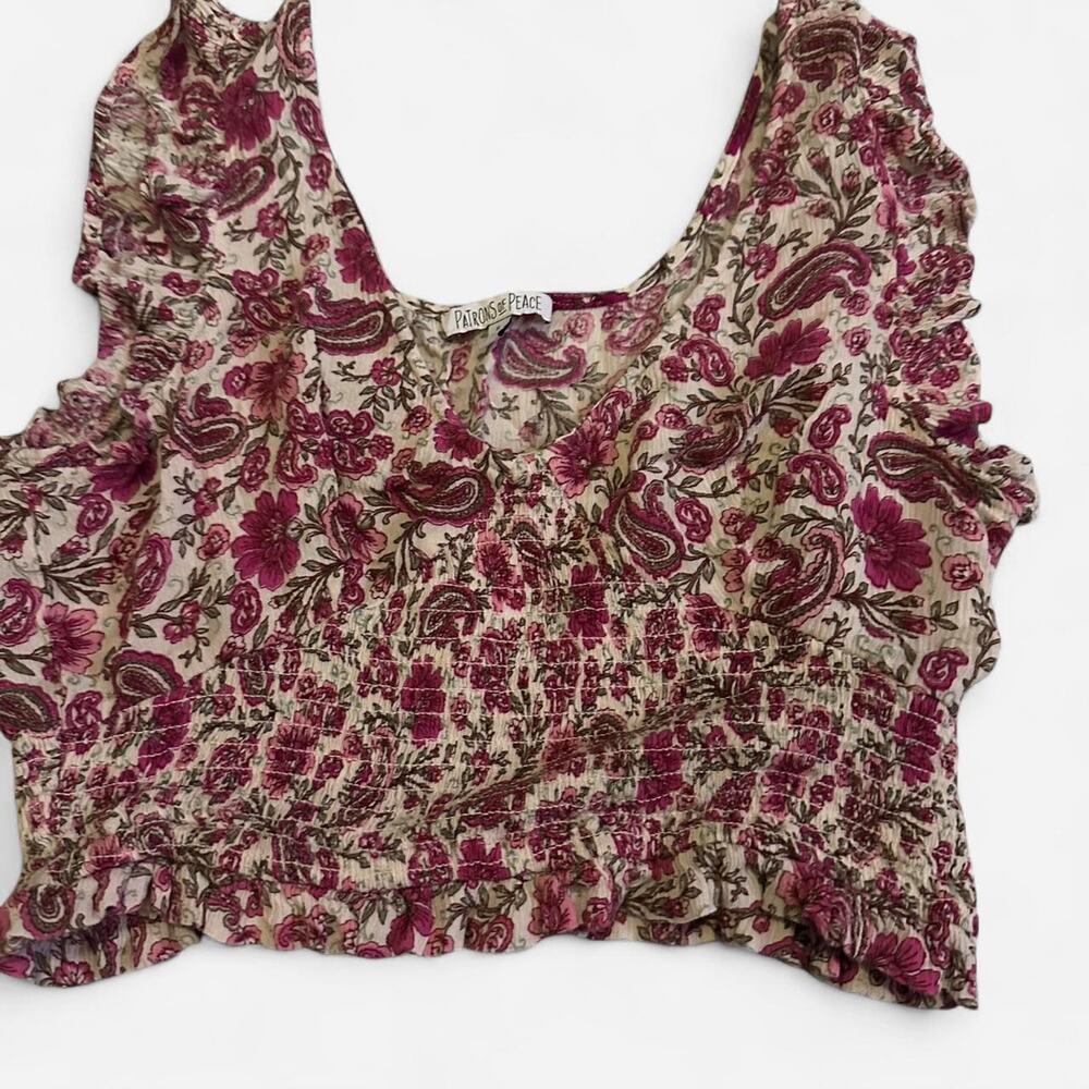 Patrons of peace pink floral